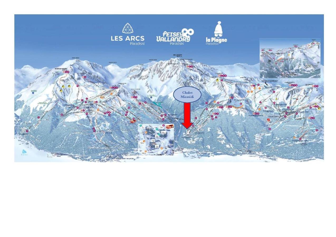 Chalet Miravidi, Montchavin-La Plagne, Jacuzzi & Sauna Zewnętrze zdjęcie